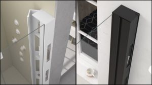 EXTRA: mampara fija con armario integrado